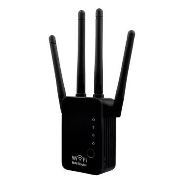 Imagem de Repetidor de Sinal Wifi 4 Antenas Ampla Conexão KA-X333 - Dolce Magazi