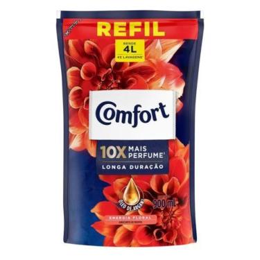 Imagem de Amaciante roupa comfort concentrado 900ml sache energia floral
