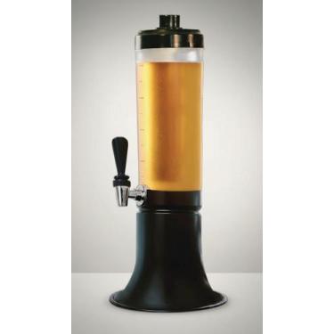 Imagem de Torre de Chopp 2,25L com 2 Refis Gelantes Preto - Congratulations Stor
