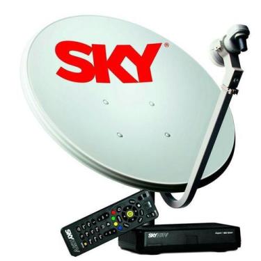 Imagem de Kit Sky Conforto Hd, Antena De 60 Cm + Receptor Digital