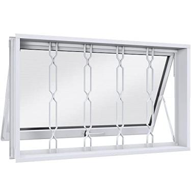 Imagem de Máxim Ar com Grade Mosaico Lucasa Facilità 60cmx80cm Branco