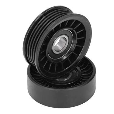 Imagem de Conjunto de polia intermediária de correia de acionamento, profissional, resistente ao calor, baixo ruído, 2 peças de substituição de polia intermediária para Fairlane AU BA BF NF NL 1995-2007 para automóveis