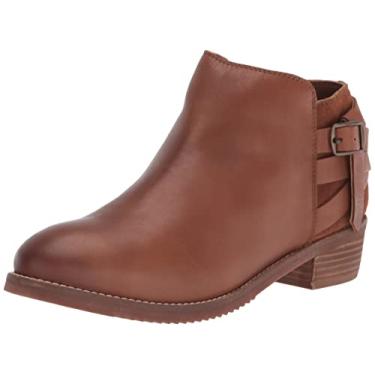 Imagem de SoftWalk Ankle Boots e Botas Femininas, Conhaque, 8 Wide