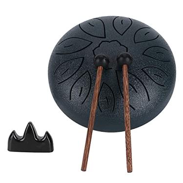 Imagem de Kit de bateria de língua de aço, 11 tons, 15 cm, instrumento de percussão sânscrito etéreo sem preocupações para educação musical