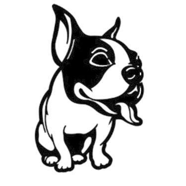 Imagem de Quadro decorativo BullDog de lado