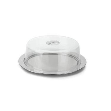 Imagem de Prato para Bolo Vision 33 cm Transparente 2 peças