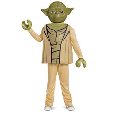 Imagem de Yoda Costume for Kids, Official Deluxe Lego Star Wars Costume with Mask and Robe, Child Size Medium (7-8)