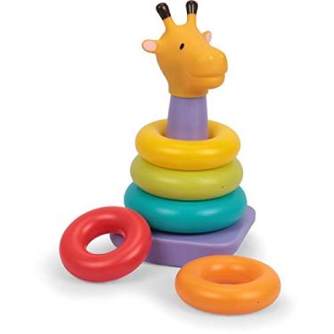 Imagem de Brinquedo Educativo Girafa Colorida Homeplay Multicor