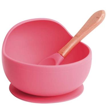 Imagem de PRATINHO BOWL DE SILICONE INFANTIL ROSA 6M+ - TURMINHA GUARÁ