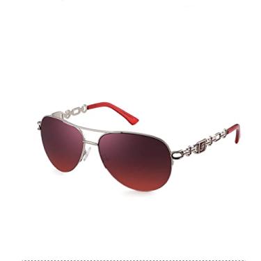 Imagem de Óculos de Sol Rosa Mulheres Piloto Vintage Feminino Sun Gasses UV 400 Tons Brancos Zonnebril Dames Óculos Feminino De Sol,6,China