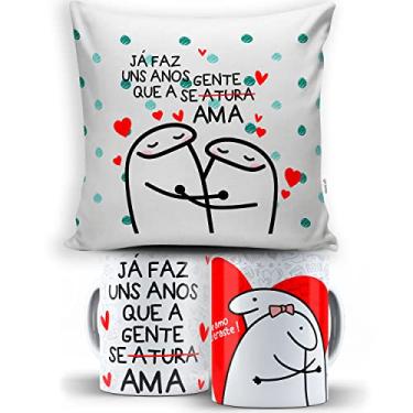 Imagem de KIT Almofada + Caneca Flork Te Amo Traste