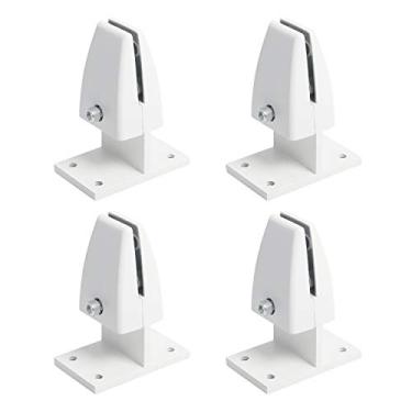 Imagem de Aopin Divisor de mesa de escritório, clipe para divisória, suporte para divisória, suporte de privacidade para escritório, sala de computador, formato T, 4 peças