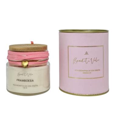 Imagem de Vela Vegetal Aroma Framboesa Vidro Og - Bendita Vela