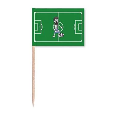 Imagem de Palito de dente esportivo Múmia da Argentina Marcador Topper Decoração de Festa