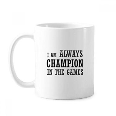 Imagem de I Am Always Best One In The Games Caneca Cerâmica Café Porcelana Copos de Mesa