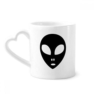 Imagem de Caneca de retrato de cabeça de monstro alienígena do universo caneca de café cerâmica copo de coração de vidro