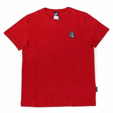 Imagem de Camiseta Santa Cruz Screaming Hand Chest Masculina Vermelho
