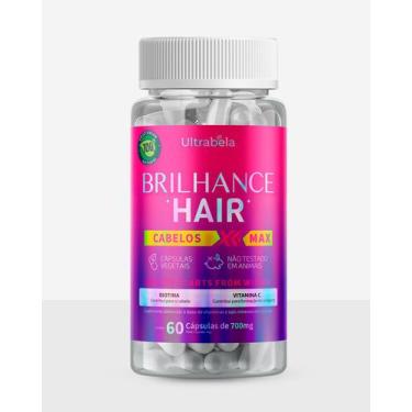 Imagem de Brilhance Hair Ultrabela Suplemento Alimentar Para Crescimento Dos Cab