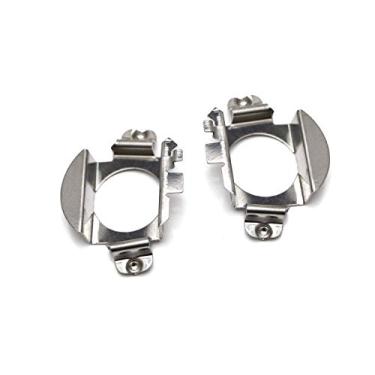 Imagem de iJDMTOY (2) H7 Adaptadores de Faróis de LED Retentores de SuportesiJDMTOY Compatible w/ Mercedes C ML CLK GLA GL GLS Class AA1158