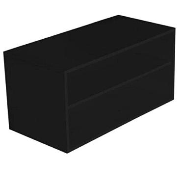 Imagem de Nicho Retangular 1 Prateleira Glas Bramov Móveis Preto