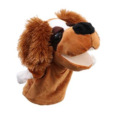 Imagem de Mão Animal Brinquedos Garoto Saco Do Brinquedo De Pelúcia Criança De Presente De Páscoa Fantoche Brinquedo De Fingir Bonecos De Dedo Boneca Móvel Bolsa Infantil Criança Pequena