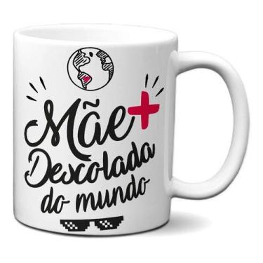 Imagem de Caneca Personalizada Dia Mães Mãe Mais Descolada Do Mundo