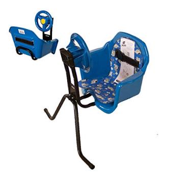 Imagem de Cadeira De Bicicleta Dianteira Frontal Cadeirinha Toy Com Volante (Azul)