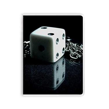 Imagem de Caderno de fotos com corrente de dados para jogos, capa de chiclete, diário de capa macia
