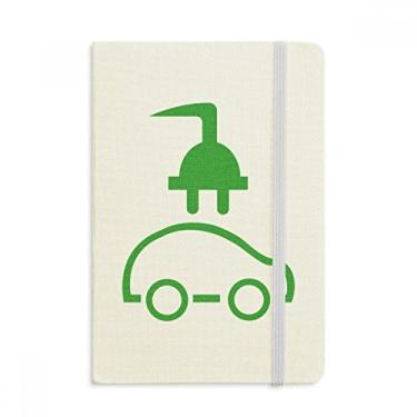 Imagem de Plugue de desenho animado de veículos energéticos para proteger o meio ambiente caderno oficial de tecido rígido diário clássico