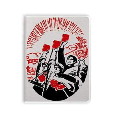 Imagem de Diário de capa macia para caderno de água de soldado camponesa trabalhador