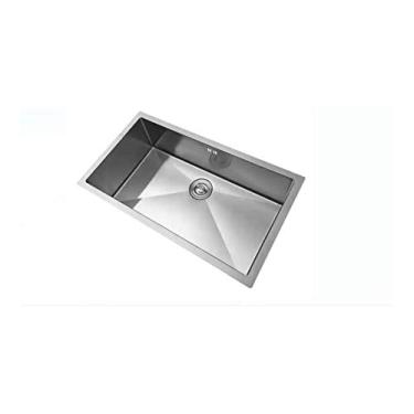 Imagem de Cuba Inox Gourmet Cozinha Sobrepor Ou Embutir 75x45cm