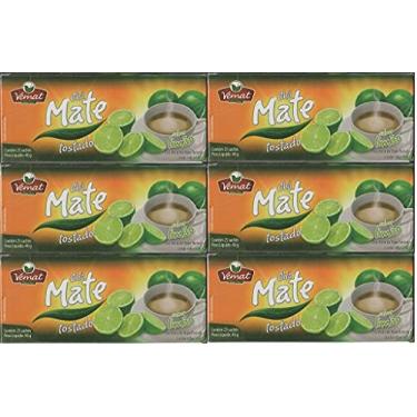 Imagem de Cha Mate Natural Com Limão 25 Saches 40G Vemat 6 caixas