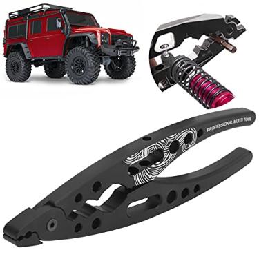 Imagem de LZKW Alicate de eixo de choque de liga de alumínio, alicate de absorção de choque, leve, multifuncional, kit de ferramentas para carro RC para todos os tipos de amortecedores de carro RC