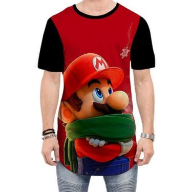 Imagem de Camiseta Long Line  Mario Bros Luigi Videogame 15 - Estilo Vizu