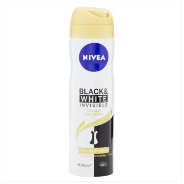 Imagem de Desodorante Antitranspirante Aerosol Nivea Invisible Black & White Toque de Seda 150ml