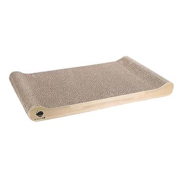 Imagem de MYCENSE Arranhador de gato de papelão arranhador de gato cama lounge sofá placa de arranhar para gato dentro de casa, gatinhos