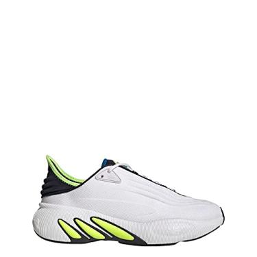 Imagem de adidas Adifom SLTN Tênis masculino, Nuvem, branco, amarelo solar/pássaro azul, 11.5