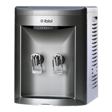 Imagem de Bebedouro Agua Bem Gelada Compressor Gas Prata Eletrico 220v Compact