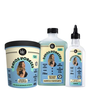 Imagem de Kit Lola Cosmetics Danos Vorazes Tripla Ação (3 Produtos)