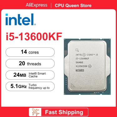 Intel Core i5-13600KF CPU - 3.5 GHz 14-Core LGA 1700 Processor -  BX8071513600KF