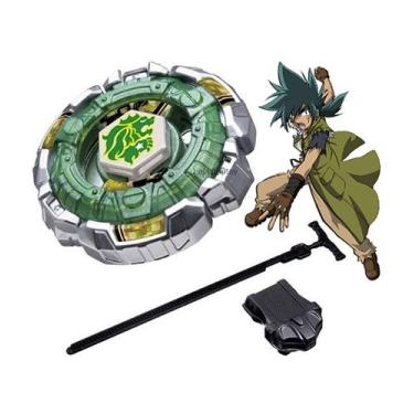 Kit Com 4 Peões Beyblade Metal + Lançador + Arena - Wild Top