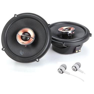 Imagem de New Infinity Kappa 62IX 6,5" 225 Watts Max (75 Watts RMS) 2 vias coaxial carro áudio estéreo multi elementos alto-falantes UniPivot com bobinas de voz grandes - Combine com fones de ouvido Alphasonik