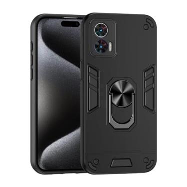 Imagem de Estojo anti-riscos Compatible with Motorola Moto Edge 30 Neo Phone Case with Kickstand & Shockproof Military Grade Drop Proof Protection Rugged Protective Cover PC Matte Textured Sturdy Bumper Cases C