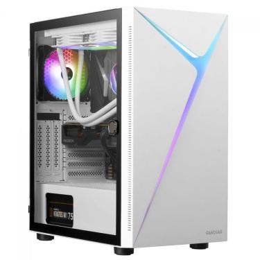 Imagem de Gabinete Gamer Gamdias Argus E4 Elite RGB MidTower S/Fan S/fonte Vidro Temperado Branco - ARGUS E4 ELITE W