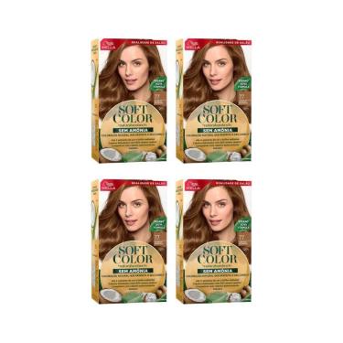 Imagem de Coloraçao Soft Color 77 Marrom Dourado-Kit C/4Un