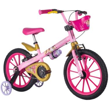 Imagem de Bicicleta Infantil Princesas da Disney Menina Aro 16 Nathor