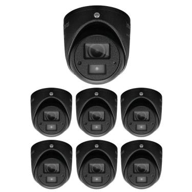 Imagem de Kit 7 Câmeras Multi HD 2 Megapixels 20m VHD 3220 MINI D BLACK Intelbras