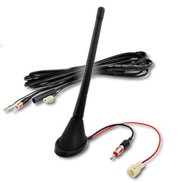Imagem de Antena universal para montagem no teto AM/FM Bandas de rádio estéreo amplificado carro caminhão SUV