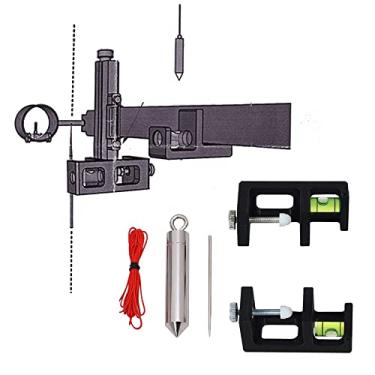 Imagem de SOPOGER Kit combo de ferramentas de nivelamento de ajuste de nível de mira de arco para tiro com arco e flecha, calibrador de precisão de tiro com arco para tiro com arco, nível de bolha de precisão