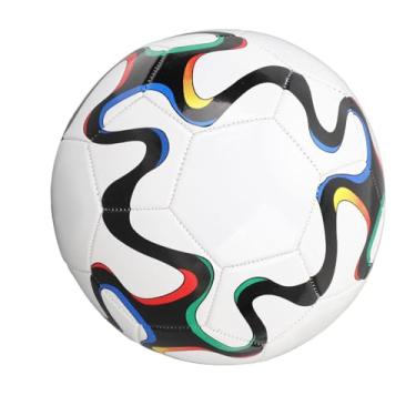 Imagem de Bola de Futebol Tamanho 5, Bola de Treinamento, Pvc Reforçado, à Prova D'água, Boa Elasticidade, Bola de Futebol para Competição